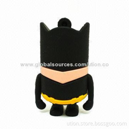 Cartoon USB Flash Drive with 512MB to 16GB Storage Capacity and Ten Years Data Retention